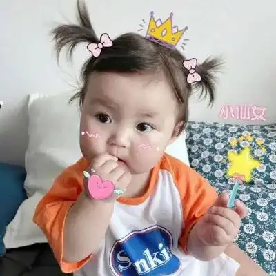 小孩子的可爱头像令人眼前一亮的发圈文案