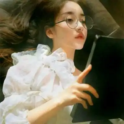 圆圆眼镜系列女神头像哦