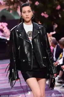 刘雯versace男装周霸气走秀