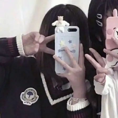 qq头像女生闺蜜头像双人,好闺蜜笑里全是坦荡