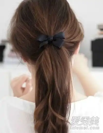 马尾发型图片9气质任意切换