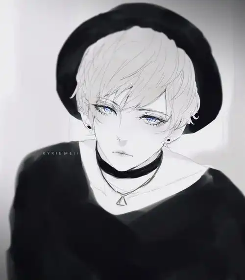 手绘男生头像你装饰了别人的梦