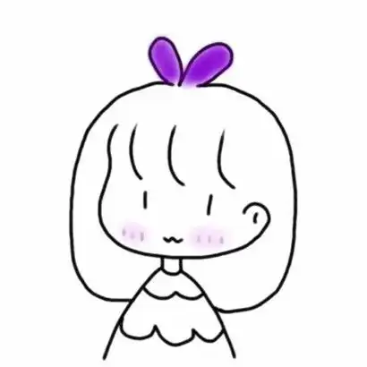 手绘简笔q版头像女生,这么好的菇凉你会必爱的