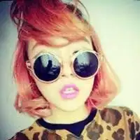 女生彩色头发头像微信头像图片大全