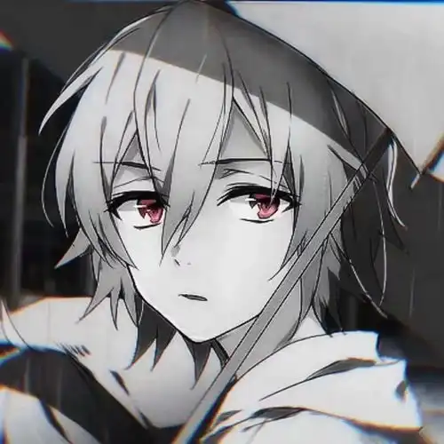 黑白动漫男生头像总有几个蠢货是我不能抛弃的朋友