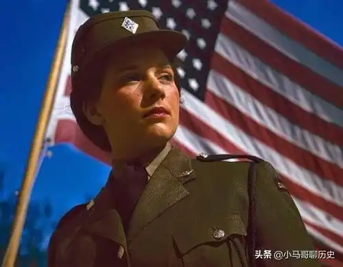 实拍二战美国女兵,果然长得好看的都上交国家了