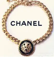 欧美风时尚女饰品挂饰配饰个性夸张狮子头短款项链锁骨链