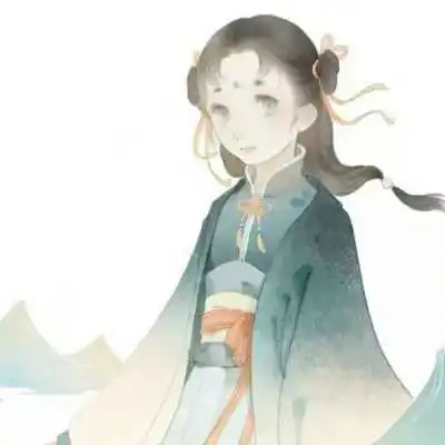 唯美古风情头一对两张头像