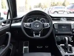 大众蔚揽2017款380tsi两驱rline版中控方向盘图片