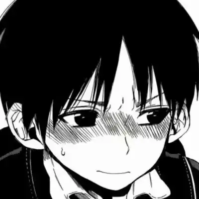高冷范黑白日系动漫男头