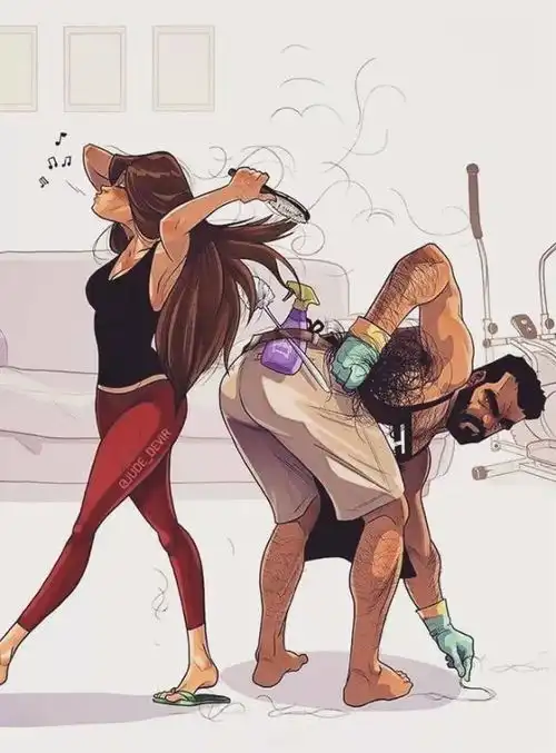 宠妻硬汉将婚后插画上传ins涨粉近百万,刷爆朋友圈这可能就是最好的爱情