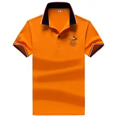 夏季男衣服短袖t恤大码男装翻领宽松纯棉半袖港风潮流polo衫