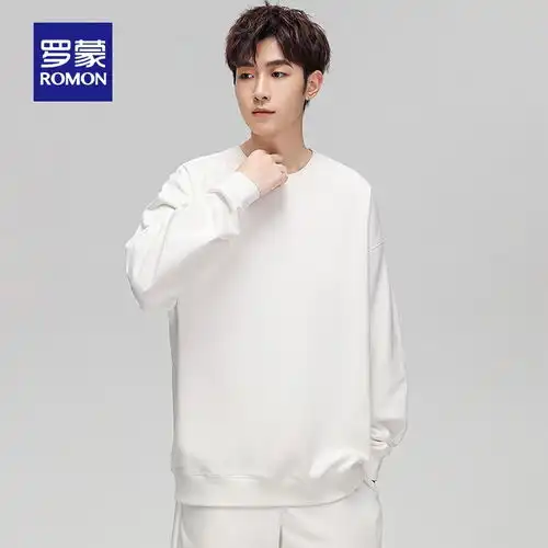 真维斯jeanswest连帽卫衣男士设计感印花青少年带帽子套头衣服宽松加大码休闲外套卡其woimoa粉5xl220240斤