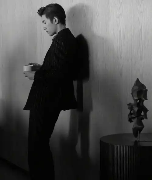 丁真联合国发言不怯场穿西装生图颜值帅成漫画男主,抿嘴太乖巧