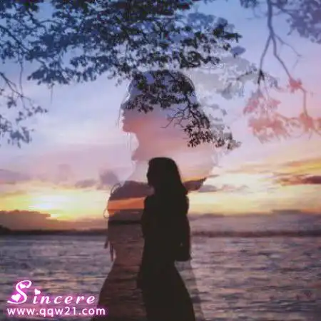 意境唯美情侣头像一对两张唯美背影非常的好看的