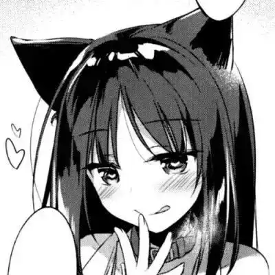 粉丝求图黑白头像女动漫