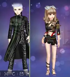 qq炫舞男套装灵释暗夜女的肿么配