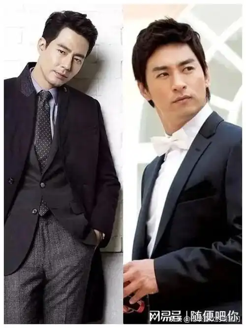 来看韩国两位优秀男演员,演技精湛,越老越帅