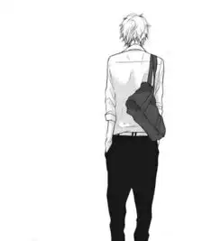 求背景是白色的动漫男头