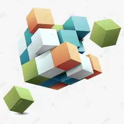 卡通3d立体方块素材图片免费下载高清png千库网图片编号9828075