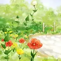 微信头像风景或花草带字