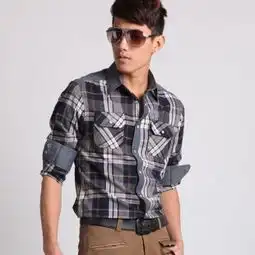 男士格子衬衫行吗