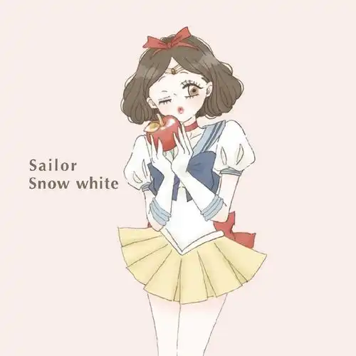 看惯了日常风格的迪士尼公主,突然变身美少女战士,全员过于可爱