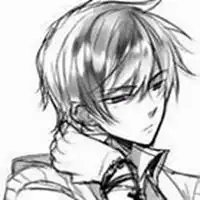 白色高冷帅气男头像动漫情侣头像