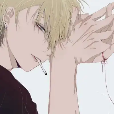 动漫手绘成熟清新文艺男生头像