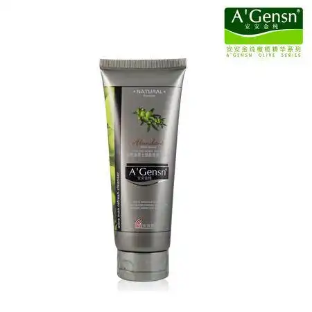 安安金纯橄榄油男仕劲能清爽洁面乳银灰色150g