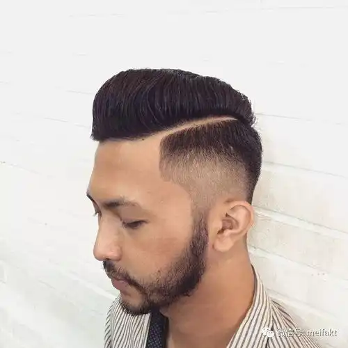三面光的男士发型,最有型