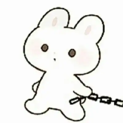 简约情侣头像一左一右简单干净白底很萌一对