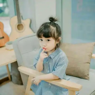 微信萌娃头像女生可爱2019精选顺其自然的背后总是无可奈何