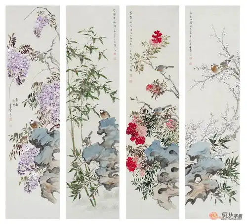 客厅适合挂什么画一幅花鸟画打造雅致家居