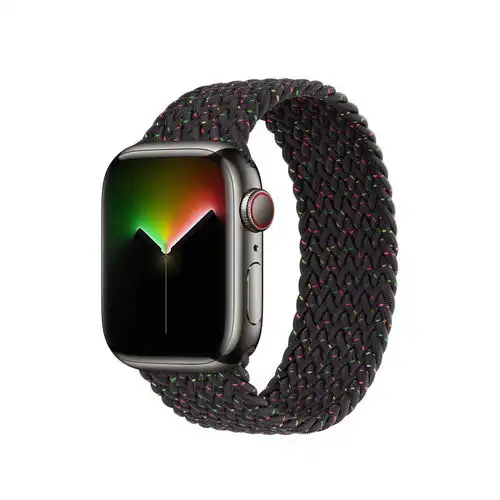 苹果applewatch团结之光表盘上线,推出blackunity编织表带