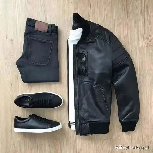 皮衣,帅酷成熟,这是男人特有的气质