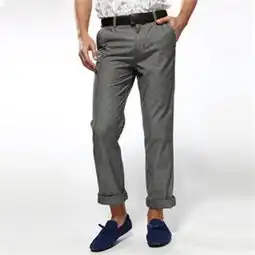 朗悦男装新款西裤男正品商务男装黑色直筒型西裤