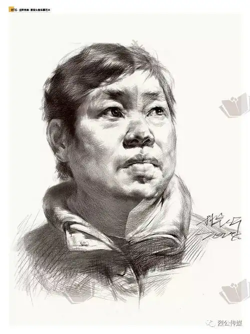 金牌教案素描头像临摹范本头像全体系教学全球通针对素描头像不同层次体系训练,照片对画实用性最高的头像教学范本