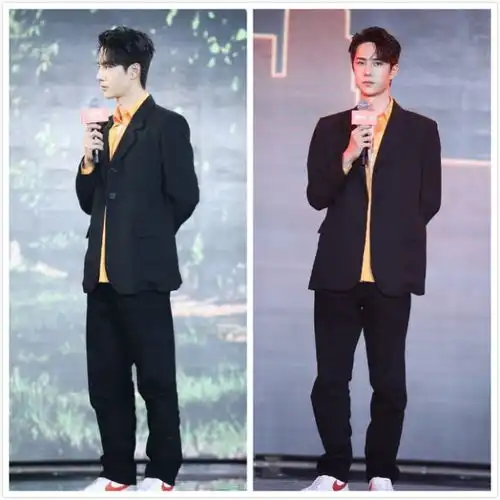 王一博的气场好强,穿着成熟稳重的西装,有点霸道总裁那味了