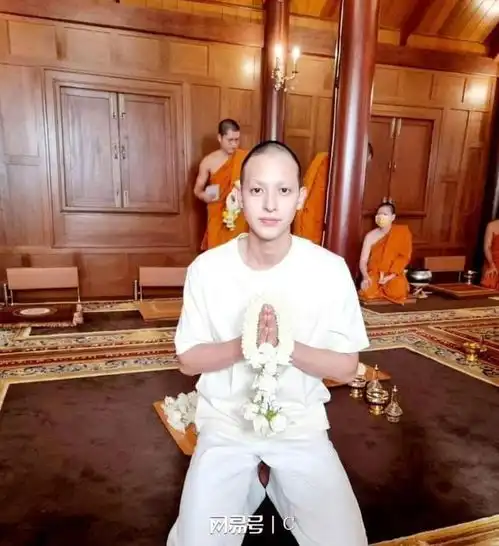 泰国男星jamesjirayu结束短期出家修行