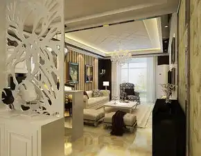 现代简约五居室249.8平米9万星河盛世城装修案例石家庄房天下家居装修网