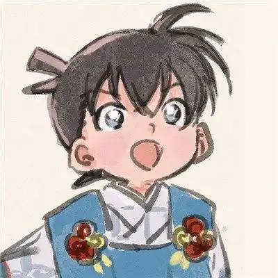 名侦探柯南新年情头一男一女图片,超甜情头