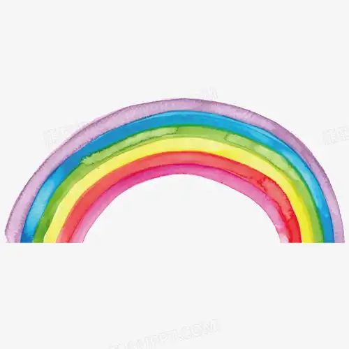 手绘彩虹彩虹png图片素材免费下载彩虹png600600像素熊猫办公