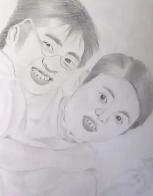 美术生笔下的明星素描,第一眼惨不忍睹,细看才发现画的是灵魂
