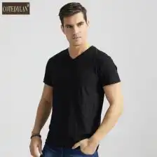 男装t恤短袖纯色