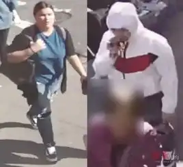 八大道4名非西裔少年女子当街抢走华裔妇女手机