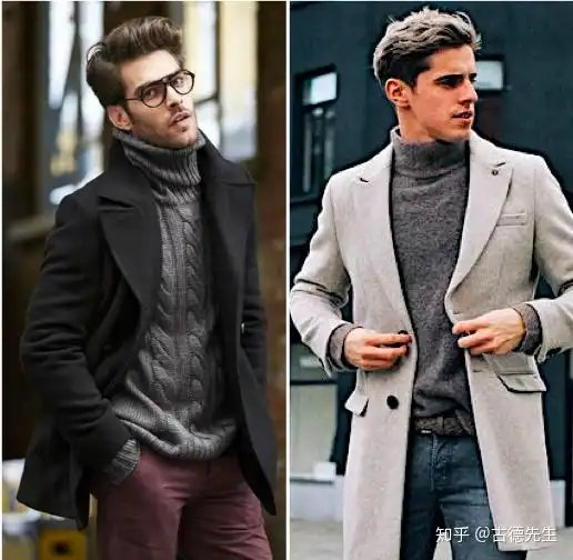 穿搭篇冬季男人的西装领大衣,经典时尚,风格多变,酷帅有型