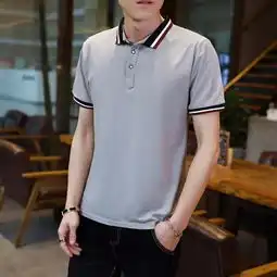 男士短袖t恤2018夏季新款男生翻领潮流男装polo衫半袖夏