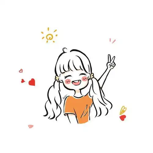 头像手绘可爱简笔画男生女生简笔画卡通动漫简笔画