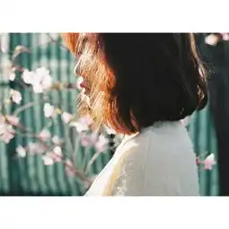 女生头像文艺小清新白框